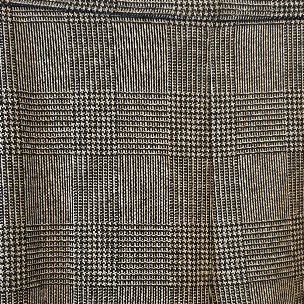 Hollister Charcoal Checkered Flare Pants - Picture 2 of 7
